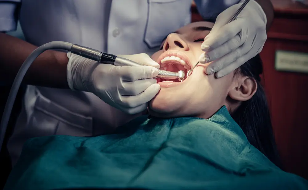 Patient receiving dental filling replacement at Fairfield Dentistry and Implants in Fairfield CA