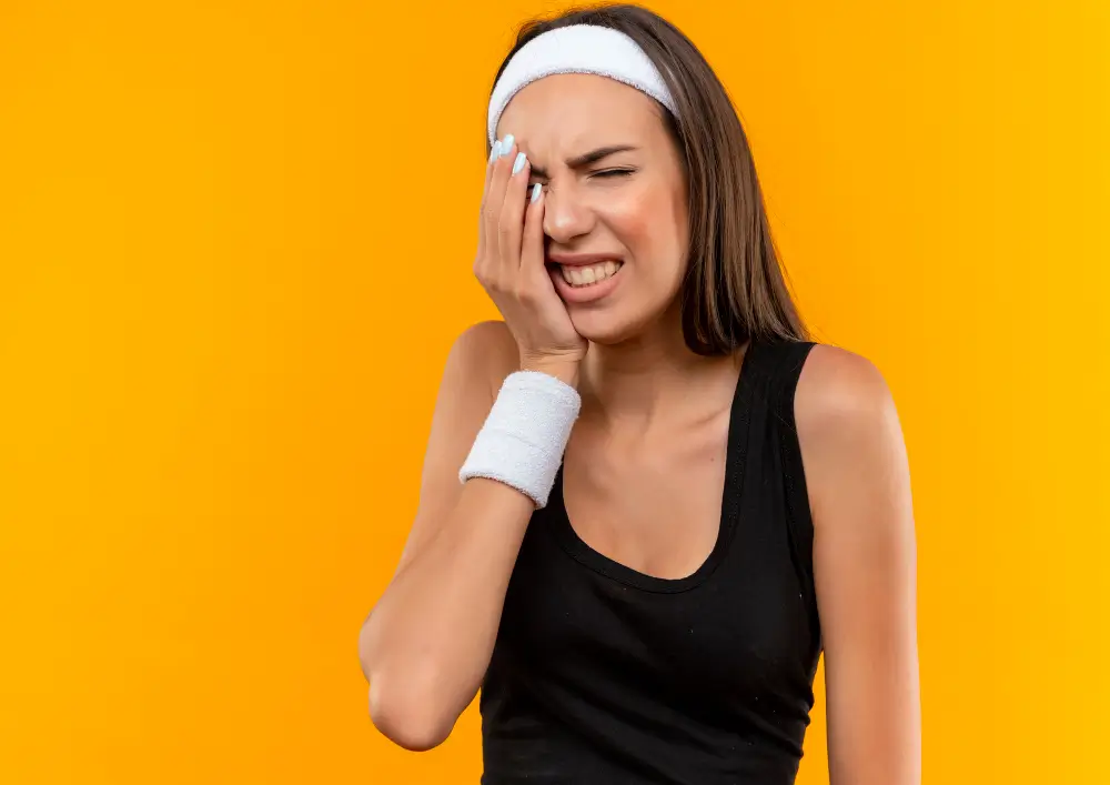 Athlete with sports dental injury needing emergency treatment in Fairfield CA